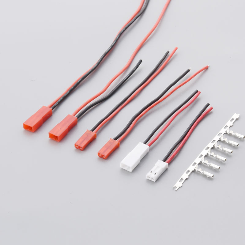 2p Syp Fireann Breiseán Soicéad Nfemale le cábla 2*10cm le haghaidh uathoibríoch, Enbike, bád, LCD, LED agus Crimp Crimp Crimp Certinal Connector Contúirt